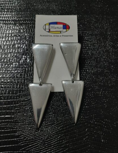 Brinco triângulo duplo - Imagem 3
