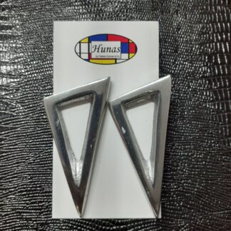 Brinco triângulo invertido de alumínio