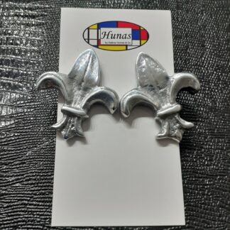 Brinco flor de lis alumínio